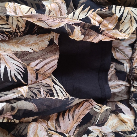 NWT PLUS SIZE BOHO FEATHER PRINT TUNIC TOP BY ARNA YORK SIZE 18 - Picture 7 of 7